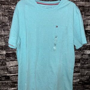 Tommy Hilfiger Aqua Blue Short Sleeve Tee